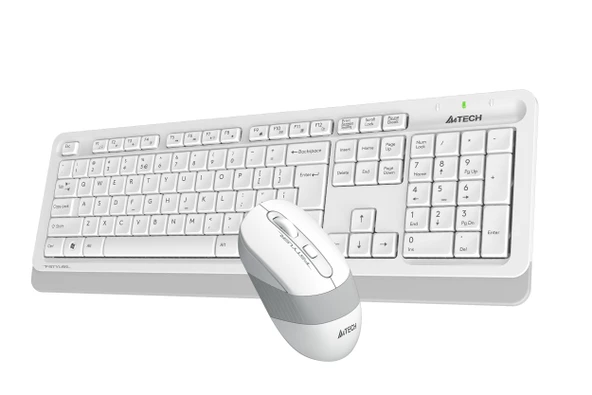 A4 TECH FG1010 Q 2.4 GHZ USB BEYAZ KLAVYE+MOUSE KABLOSUZ SET - 4