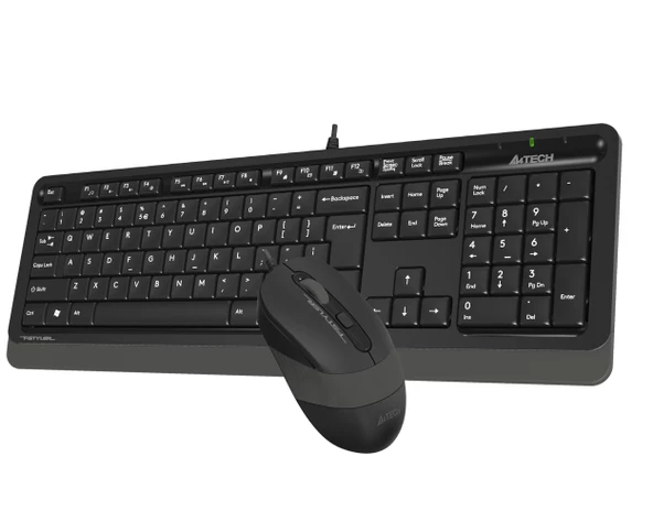A4 TECH F1010 Q USB GRİ TR MM KLAVYE+OPTİK MOUSE - 5