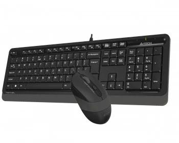 A4 TECH F1010 Q USB GRİ TR MM KLAVYE+OPTİK MOUSE - 2