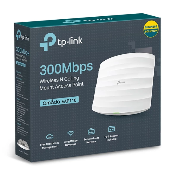 TP-LINK EAP110 1PORT 300Mbps TAVAN TİPİ ACCESS POINT - 10