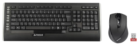 A4 TECH 9300F V-TRACK 2.4Ghz MM KABLOSUZ Q KLV SET - 4