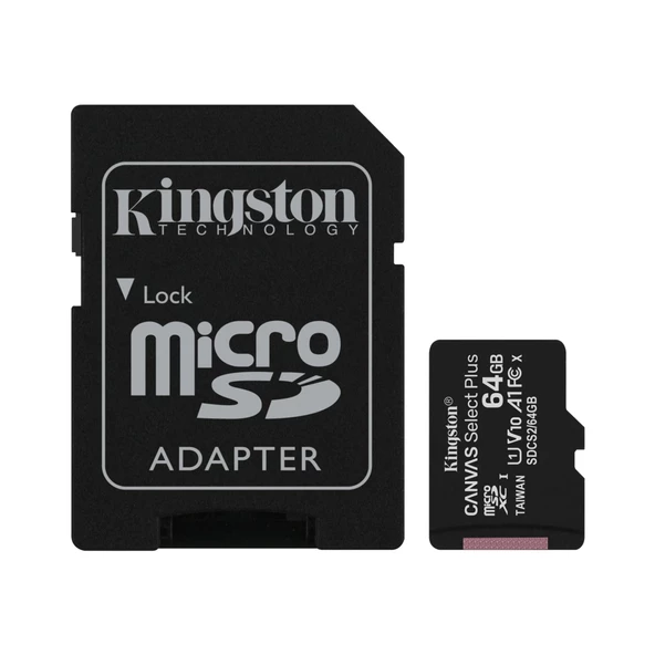 64GB MICRO SD CANVAS PLUS KINGSTON SDCS2/64GB - 4