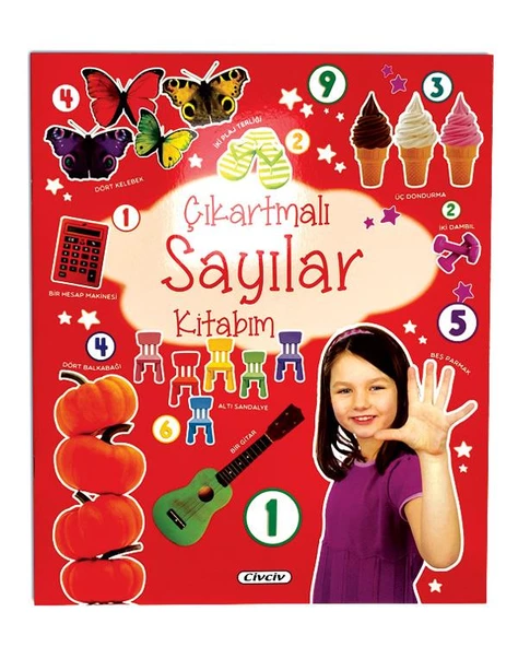 Çıkartmalı Sayılar Kitabım
