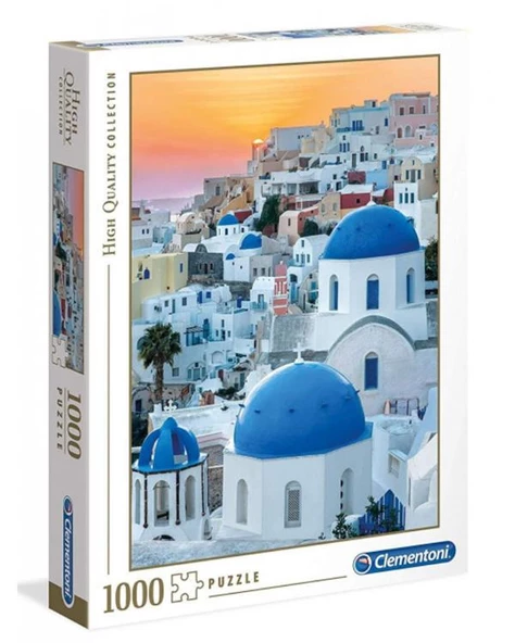 Clementoni Santorini 1000 Parça Puzzle 39480