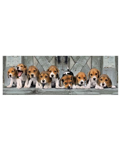Clementoni Beagles 1000 Parça Panorama Puzzle 39435 - 2