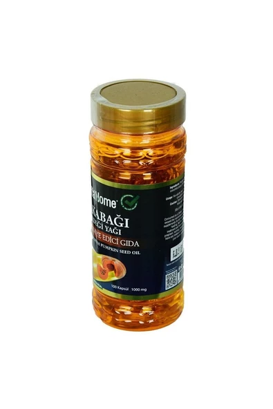Shiffa Home Bal Kabağı Çekirdeği Yağı Soğuk Sıkım 1000 mg x 100 Kapsül - 2