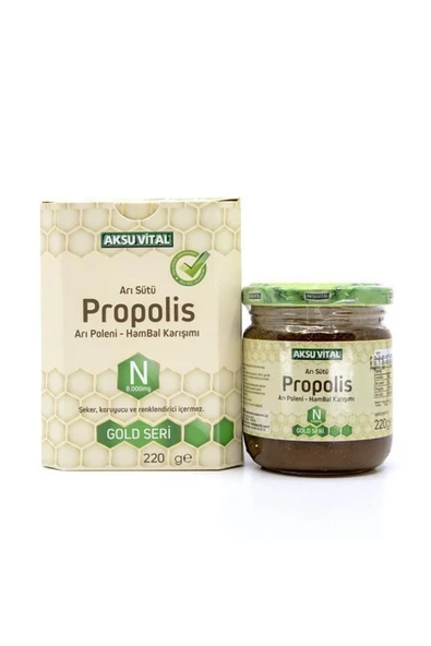 Bal Polen Karışımlı N Vitaminli Propolisli Arı Sütü 8.000 mg - Resim 2