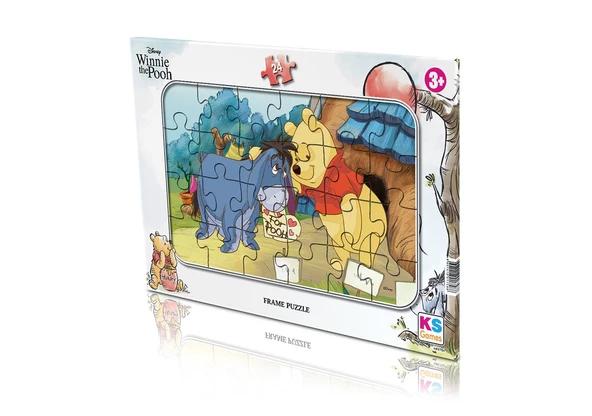 Disney Winnie The Pooh (Ayı Winnie) Frame Puzzle/Yapboz 24'parça - 2