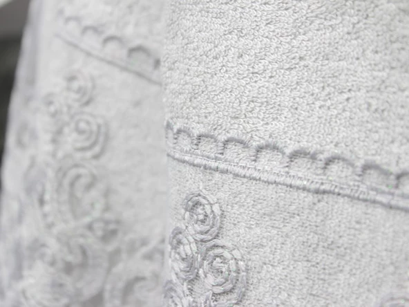 Fransız Dantelli Legend El Yüz Havlusu - 3 Renk - Resim 9