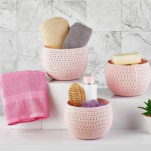 Örme Hobi Sepet Düzenleyici Organizer Plastik 1.5 Litre - 11