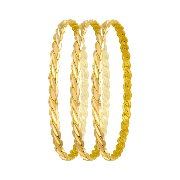 45 (3x15) gr (gram ) Üçlü Adana Burma 22 Ayar Bilezik ürün görseli 1