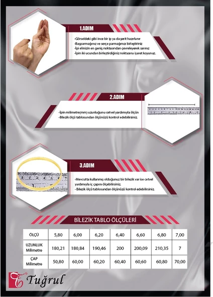 20 gr(gram) 20 mm 22 Ayar İşçiliksiz Bilezik TBC0020-120 - 2