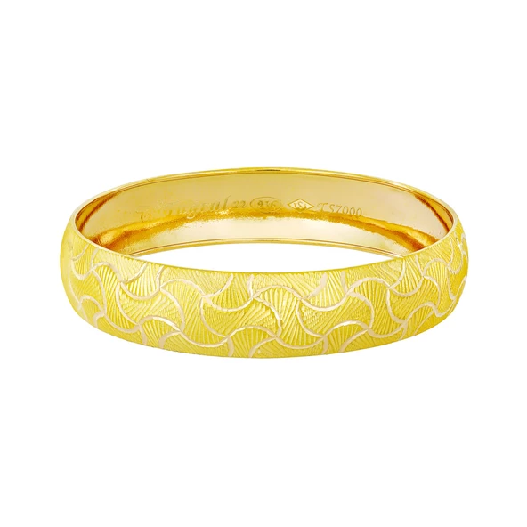 16 gr(gram) 15 mm 22 Ayar İşçiliksiz Şarnelli Bilezik TBC0016 ürün görseli 1