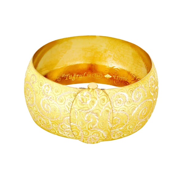 52 gr(gram) 30 mm 22 Ayar İşçiliksiz Bilezik TCNC052