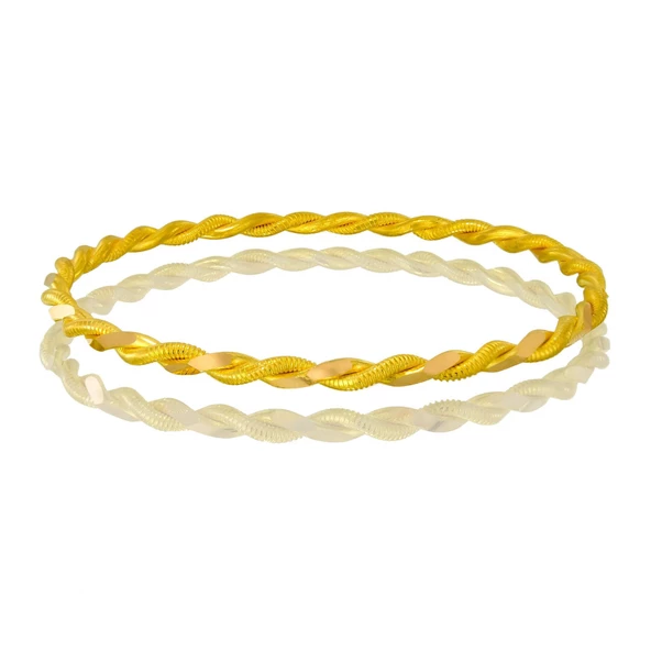 34 gr(gram) 22 Ayar İşçiliksiz Paftalı Burma Bilezik ürün görseli