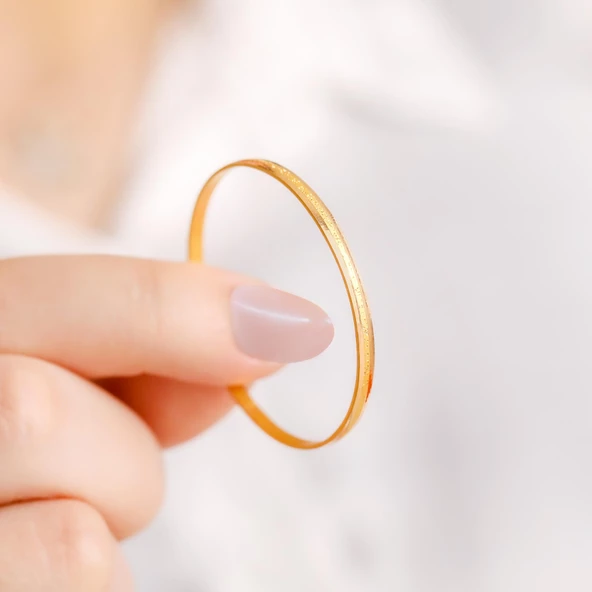 5 gr(gram)  22 Ayar Altın   Çocuk Bilezik - Resim 2