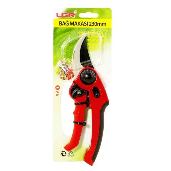 UGR Bağ Budama Makası Dal Budama Makas 230 mm - 4