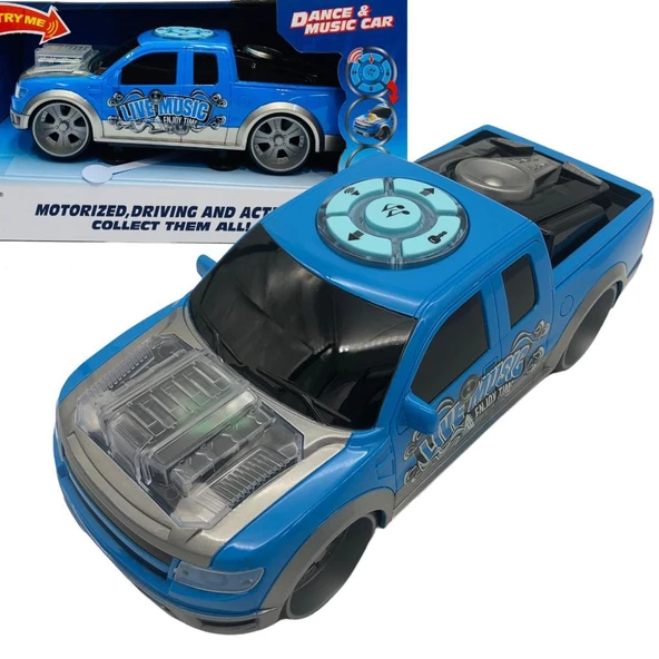 Farbu Oyuncak Dans Eden İleri Geri Hareketli Işıklı Tarz Pick Up Araba - 3