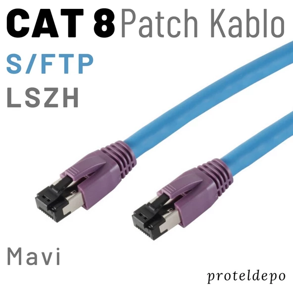 IRENIS CAT8 Kablo S/FTP LSZH Ethernet Network LAN Ağ Kablosu