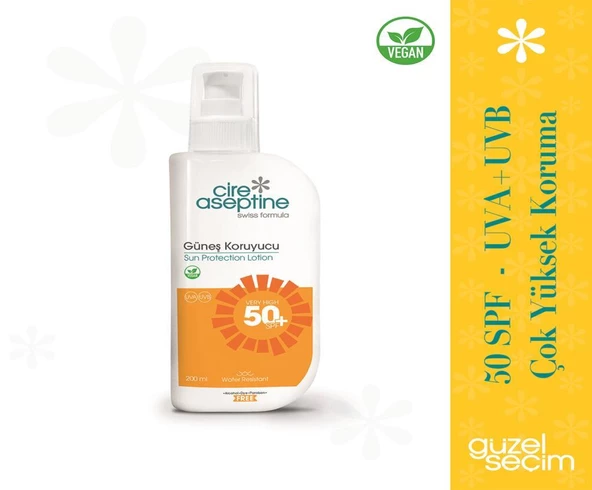 Cire Aseptine Güneş Koruyucu 50 SPF 200ml - 2