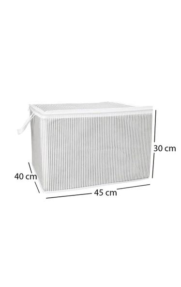 5 Adet Mini Boy Tela Kumaş Kıyafet Hurcu 45x40x30 Cm - 4