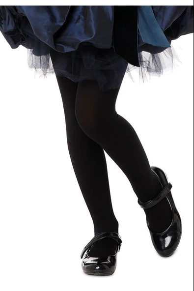 Kız Çocuk Mus Külotlu Çorap 50 Den - Saks - 4