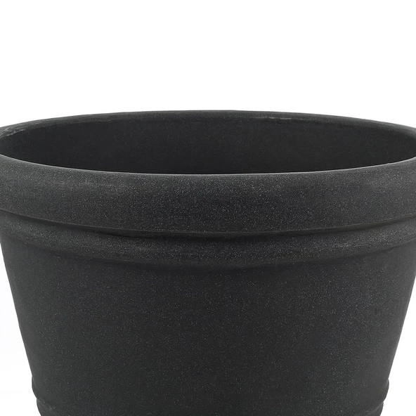 Vitale Flowerpot Antrasit Saksı 45 cm AK.JFY54180340 - 2