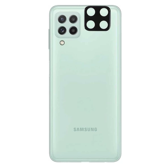 Galaxy M22 Zore 3D Kamera Camı Koruyucu - 4