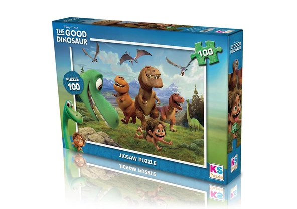 Disney Pixar Good Dinosaur (İyi Dinazor) Kutulu Puzzle/Yapboz 100'parça