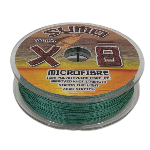 Effe Sumo X8 İp Misina 100m Polietilen MicroFiber İp Misina Yeşil