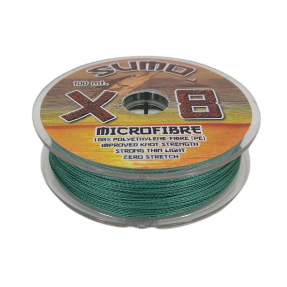 Effe Sumo X8 İp Misina 100m Polietilen MicroFiber İp Misina Yeşil - 5