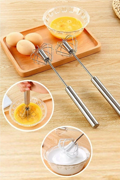 Tilbe Home Çelik Çırpıcı Tel Servis Seti Kepçe Kevgir Süzgeç Metal Patates Soyacağı Basmalı Yumurta Çırpıcısı - 2