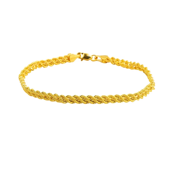 Burgu Zincir 14 Ayar Altın Bileklik ürün görseli 1