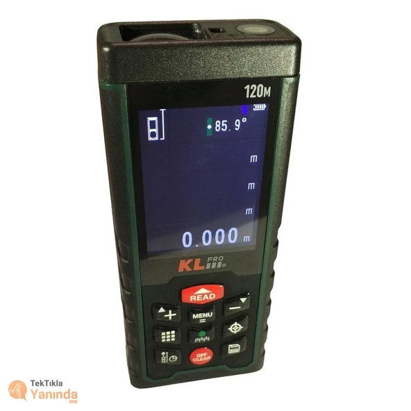 KLPRO KLLZM120B 120m Profesyonel Bluetooth Kameralı Lazermetre - Resim 3