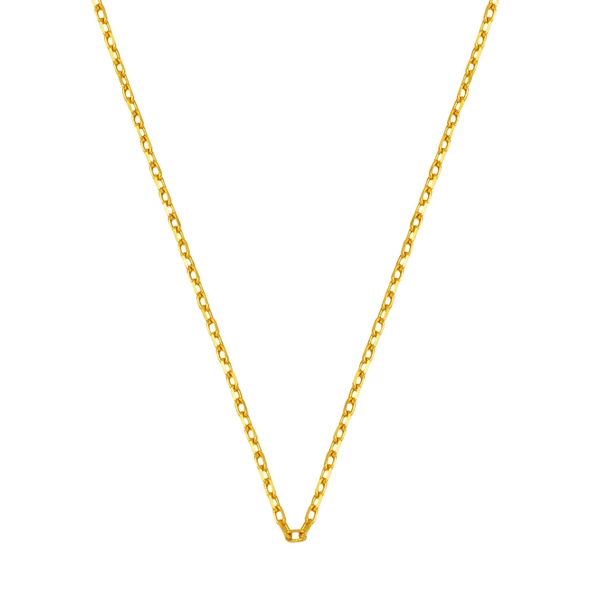 Klasik 14 Ayar Altın Zincir 45 cm. - Resim 6