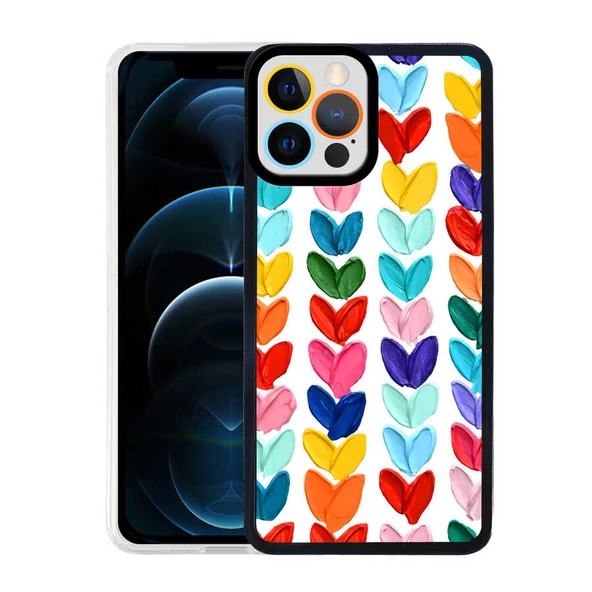 Apple iPhone 12 Pro Max Kılıf Zore M-Fit Desenli Kılıf - 5