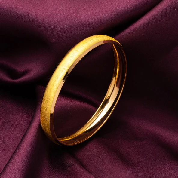 Kum Setina 22 Ayar Altın Bilezik - Resim 2