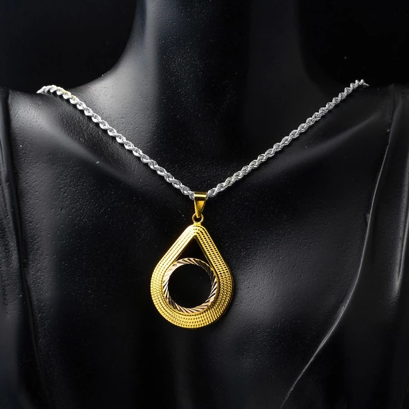 Damla 14 Ayar Çeyrek Altın Çerçevesi - Resim 2