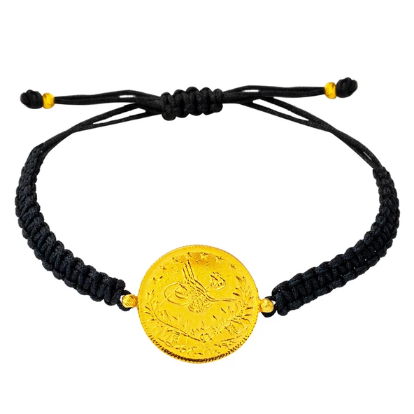 Yarım Reşat Altınlı İpli 22 Ayar Bileklik ürün görseli 1