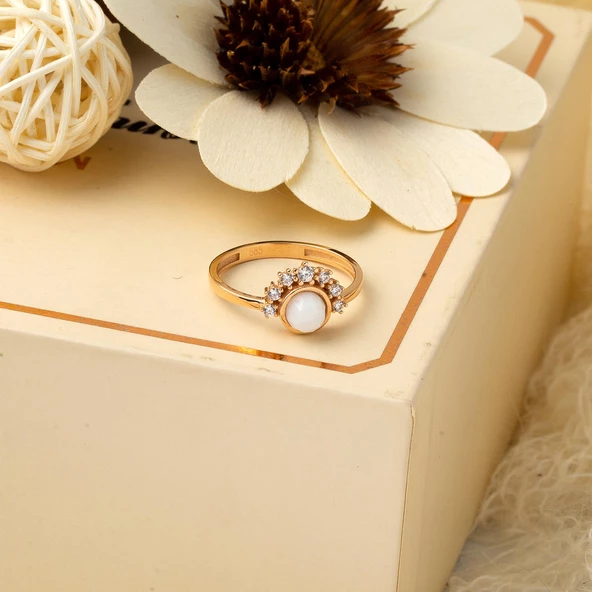 Şafak Vakti 14 Ayar Altın Yüzük - Resim 3