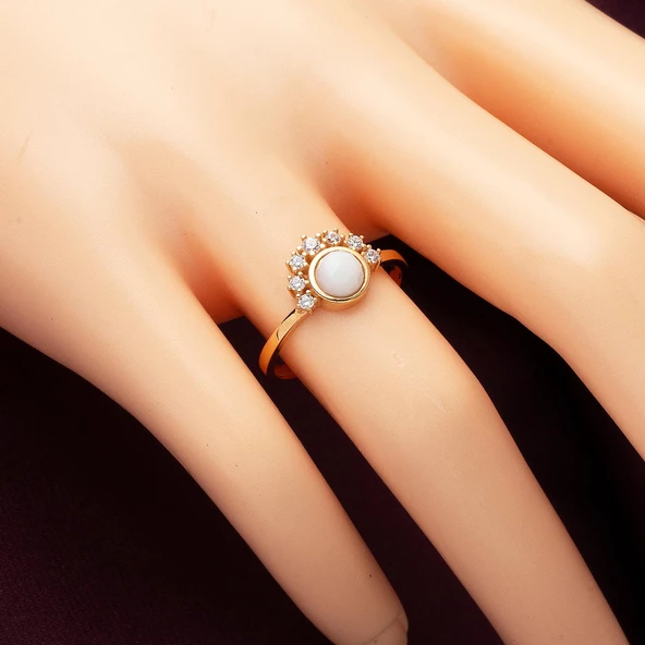 Şafak Vakti 14 Ayar Altın Yüzük - Resim 2