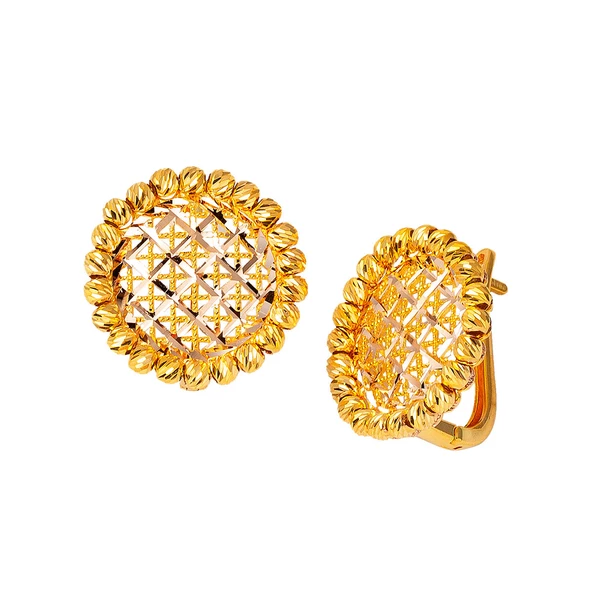 Yaşam Çiçeği Kolye & Küpeli Altın Set - Resim 5