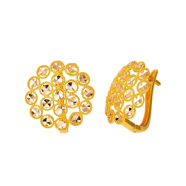 Harem Kolye & Küpeli Altın Set - 5