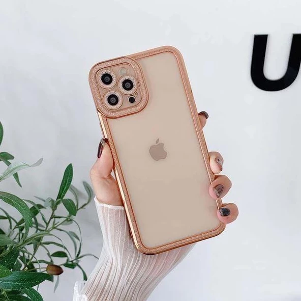 İphone 12 Pro Max Rio Yıldız Desenli Kamera Korumalı Kılıf - Resim 2