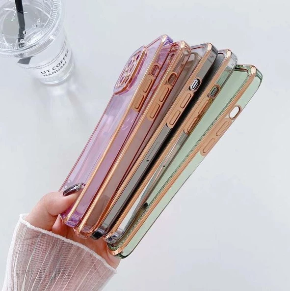 İphone 13 Pro Max Rio Yıldız Desenli Kamera Korumalı Kılıf - Resim 7