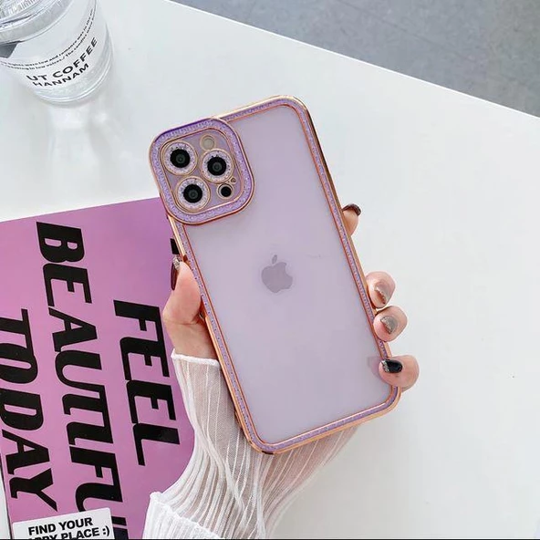 İphone 13 Pro Max Rio Yıldız Desenli Kamera Korumalı Kılıf - Resim 5