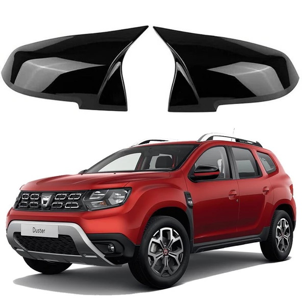 Dacia Duster 2018- Araca Özel Batman Yarasa Ayna Kapağı Pianoblack