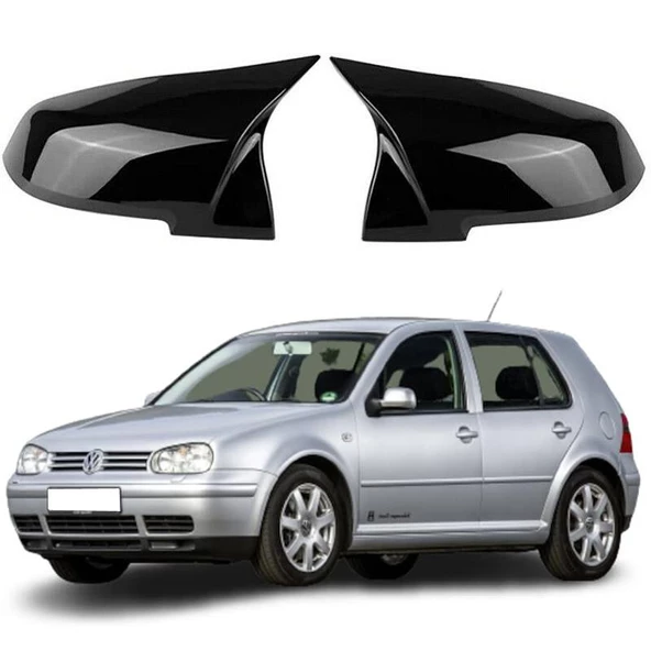 Volkswagen Golf 4 Araca Özel Batman Yarasa Ayna Kapağı Pianoblack