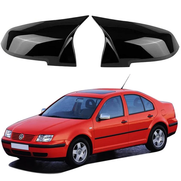 Volkswagen Bora Araca Özel Batman Yarasa Ayna Kapağı Pianoblack