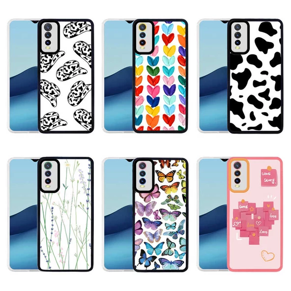 Vivo Y11S Kılıf Zore M-Fit Desenli Kılıf - Resim 8